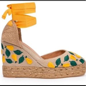 Castaner Carina Espadrilles - Pear/Yellow